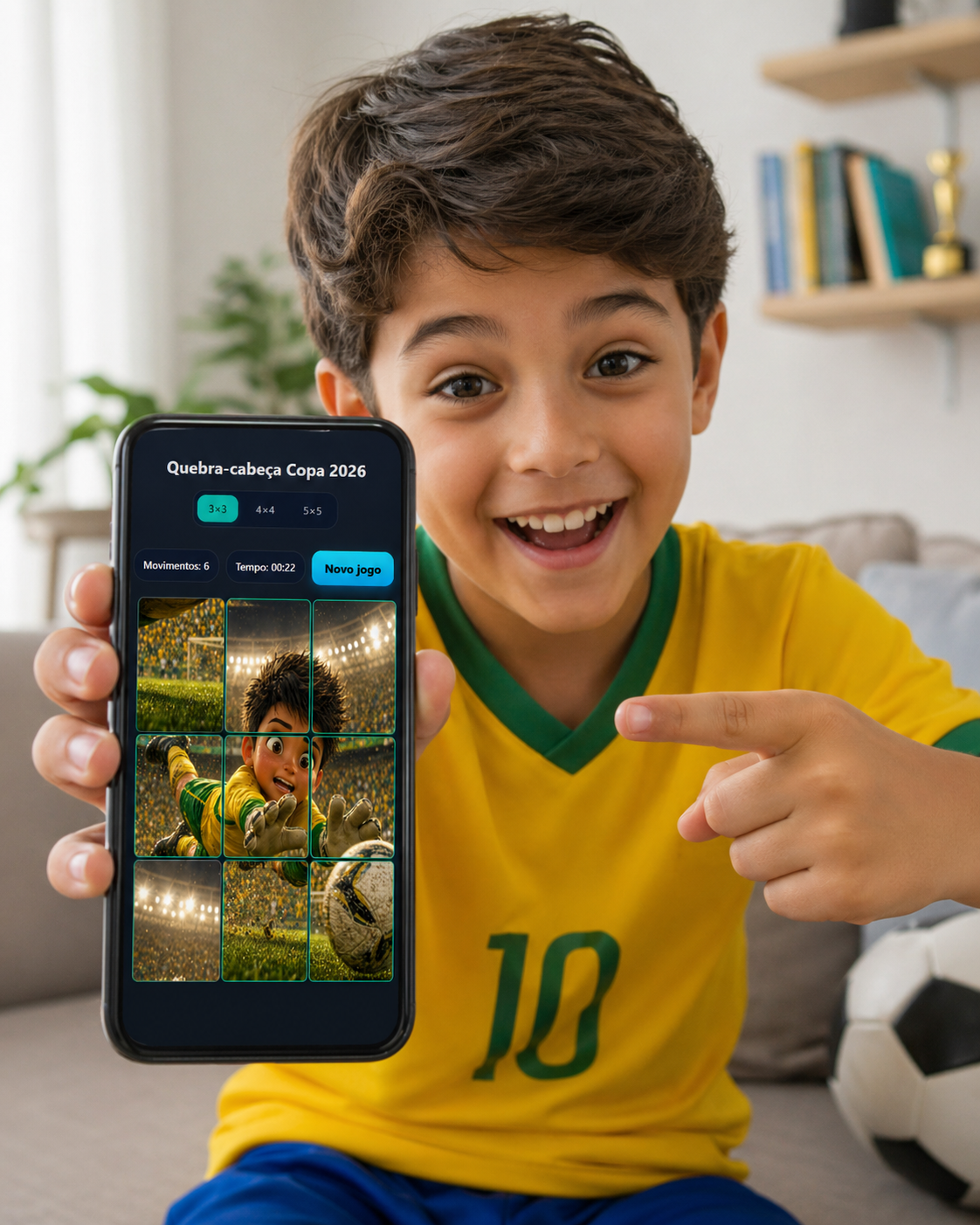 Demonstração do Jogo no Celular