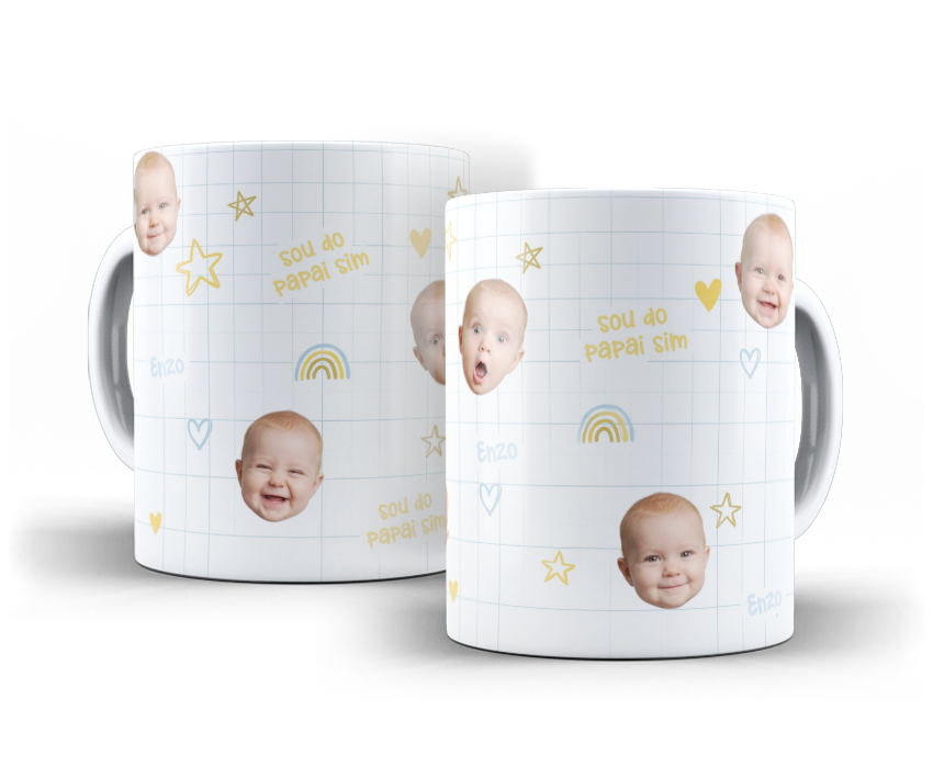 Caneca Rostinhos 07